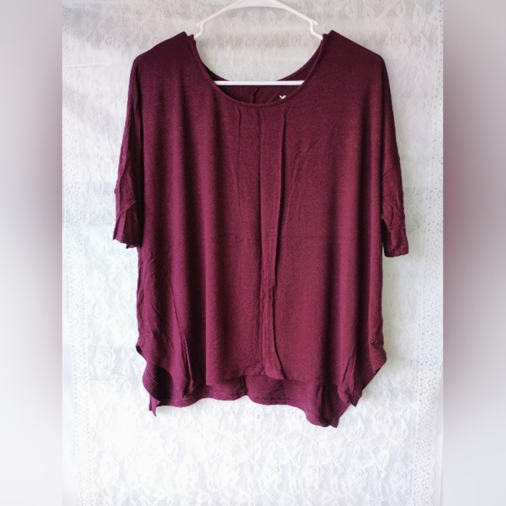 American Eagle Outfitters Maroon Tunic Top Sz XS